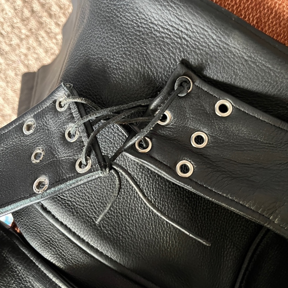 Womens leather chaps